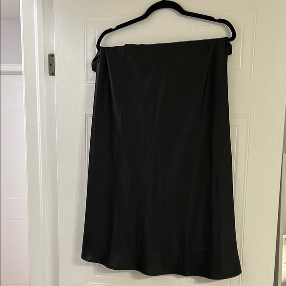 Satin Slip Midi Skirt - Picture 1 of 2